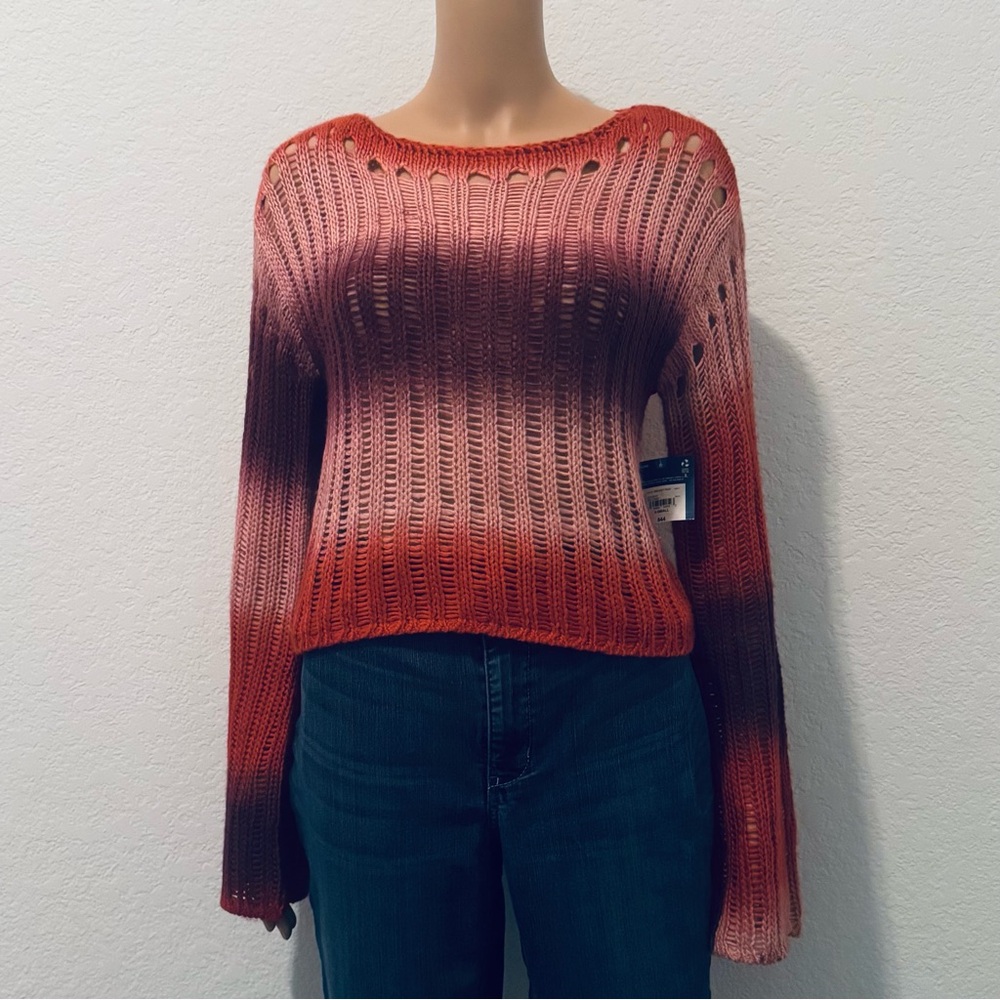 Arizona Jean Company Women's Ombre Red Sweater
